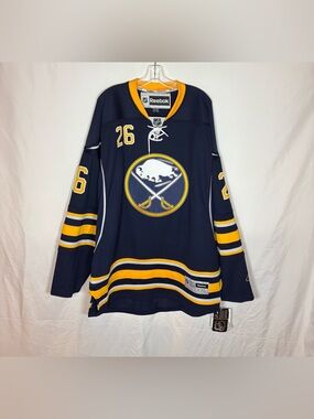 Reebok Buffalo Sabres #26 Vanek Home Hockey Jersey Size 2XL